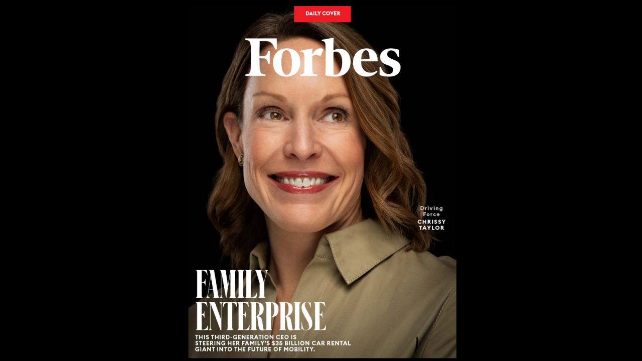President & CEO Chrissy Taylor on the cover of Forbes magazine.
